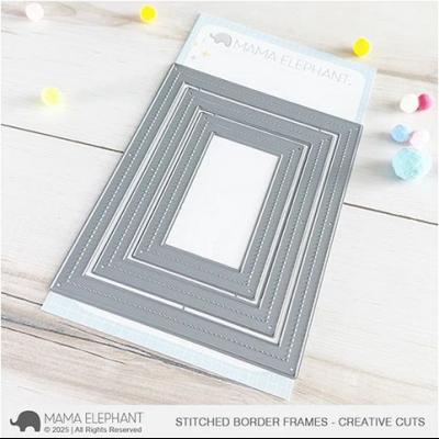 Mama Elephant Creative Cuts - Stitched Border Frames